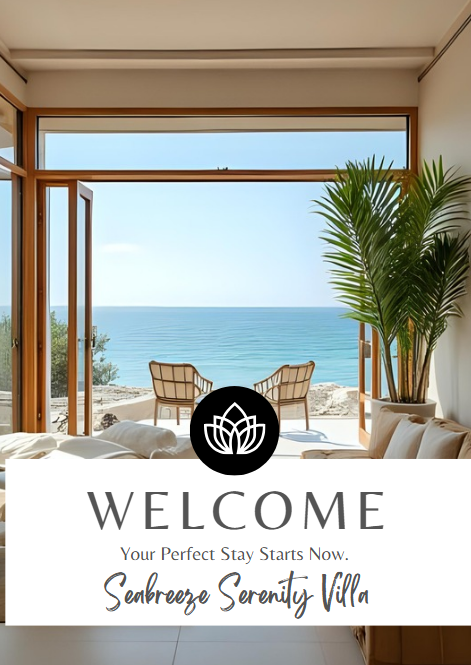 Editable Airbnb Welcome Booklet Template – 40 Pages of Customizable Guest Essentials