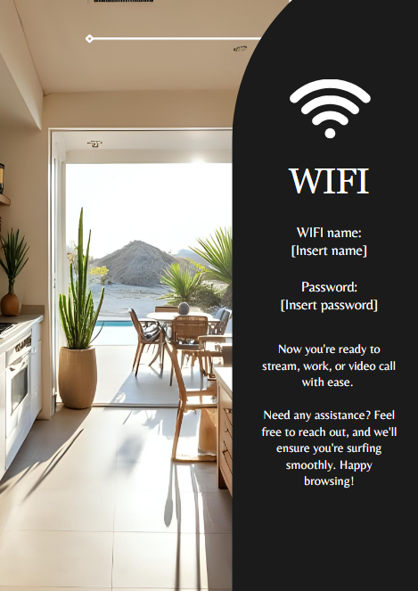 Editable Airbnb Welcome Booklet Template – 40 Pages of Customizable Guest Essentials