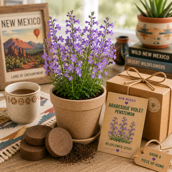 New Mexico Arabesque Violet Penstemon Wildflower Grow Kit
