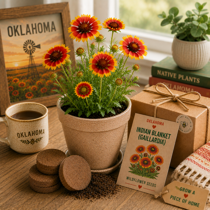 Oklahoma Indian Blanket Wildflower Grow Kit