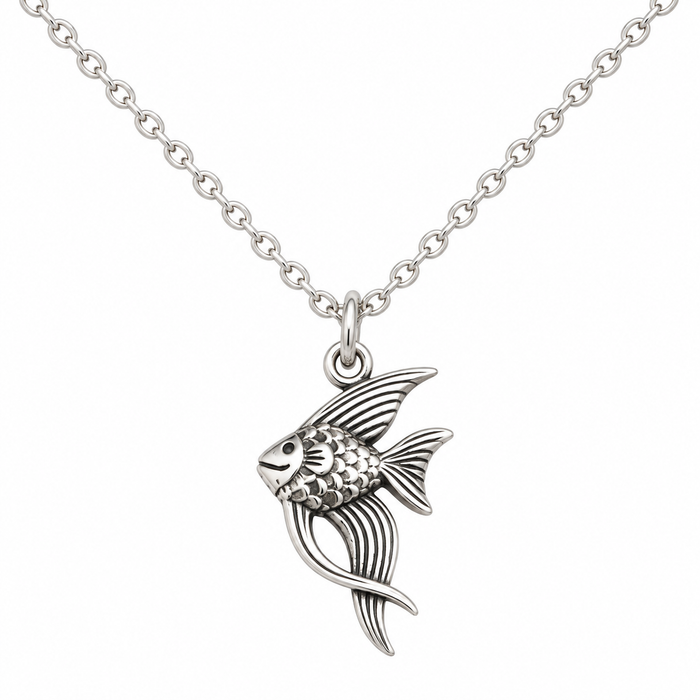 Tiny Angelfish Necklace