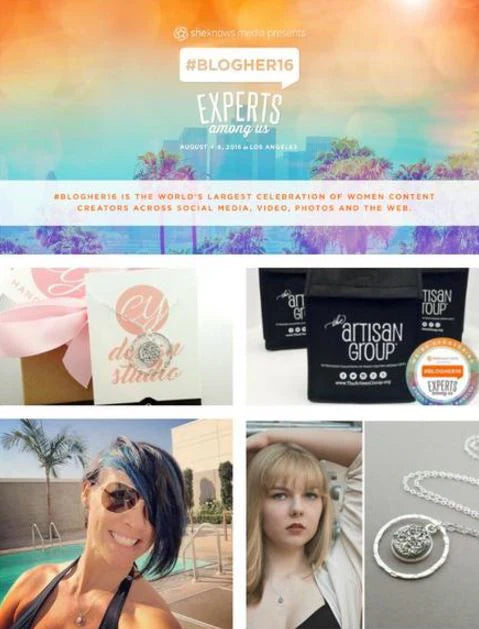 Druzy & Hammered Sterling Silver Halo Necklace – 18 Inch