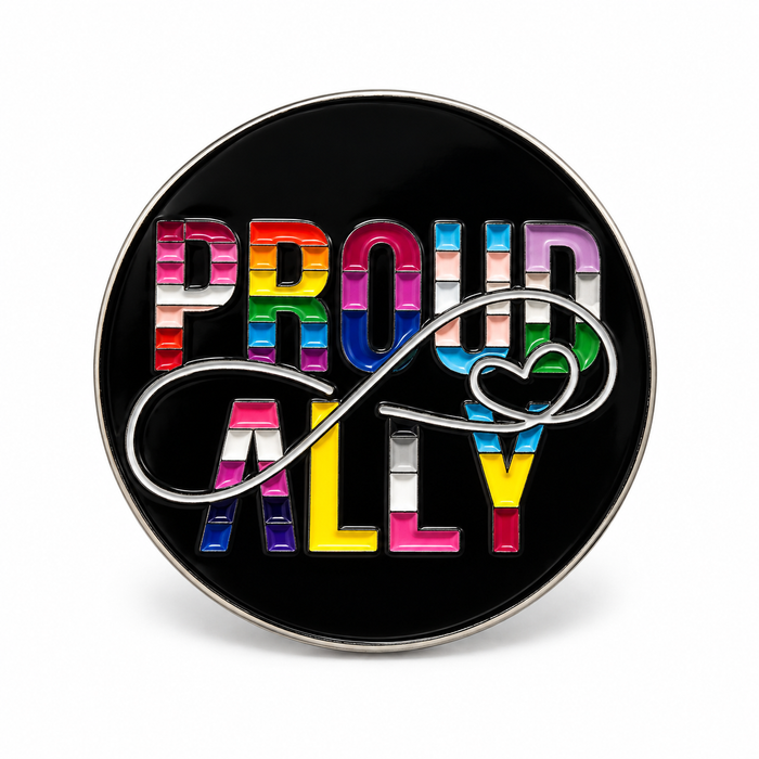 Proud Ally Lapel Pin – LGBTQ+ Pride