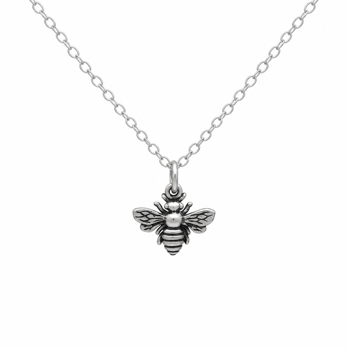 Sterling Silver Bumblebee Necklace