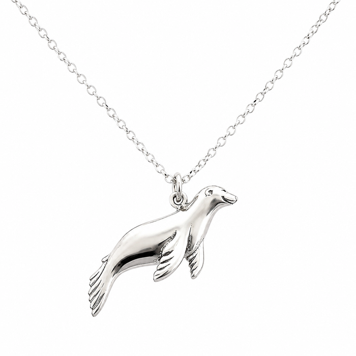 Sterling Silver Sea Lion Necklace