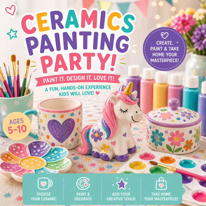 Ceramic Painting Party Experience