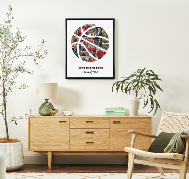 Best Coach Ever Photo Collage – Editable Canva Template