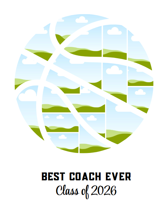 Best Coach Ever Photo Collage – Editable Canva Template