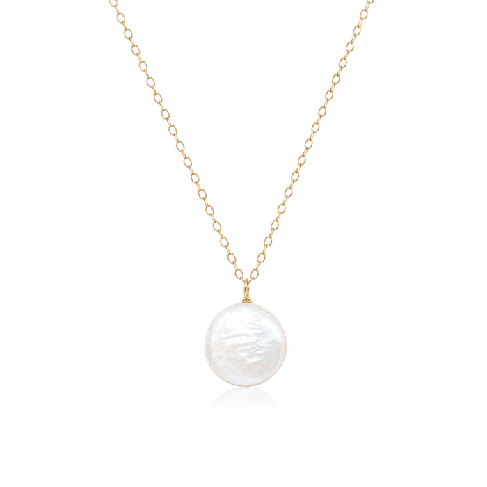 Freshwater Coin Pearl Necklace