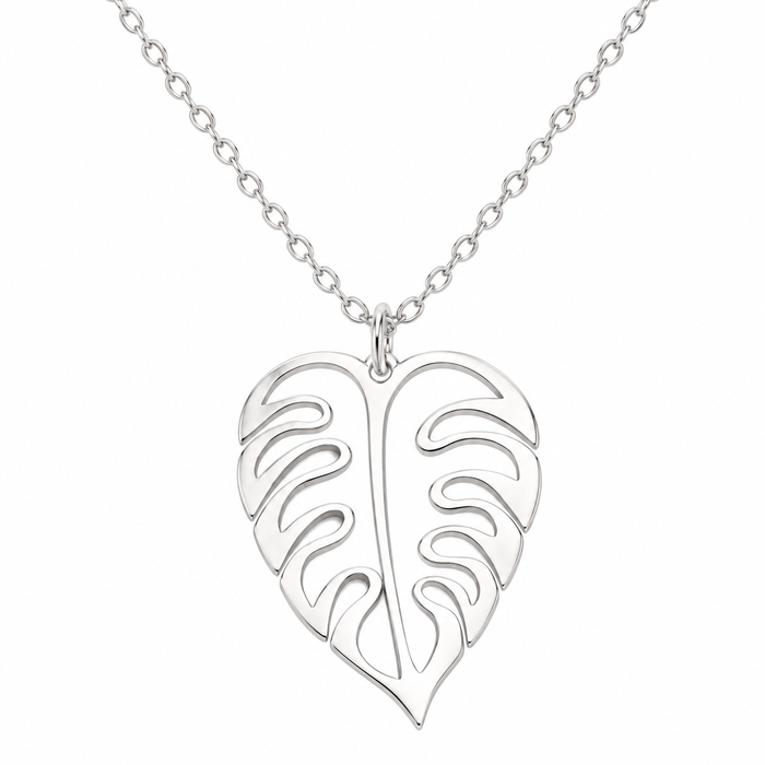 Monstera Leaf Necklace