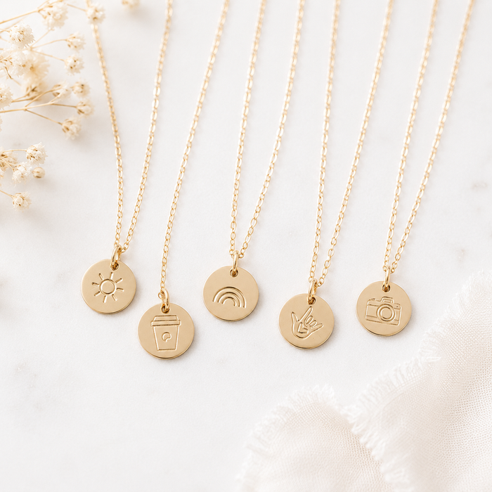 Design Disc Necklace – Choose Your Symbol