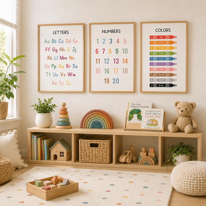 14-Piece Educational Poster Set | Editable Canva Template