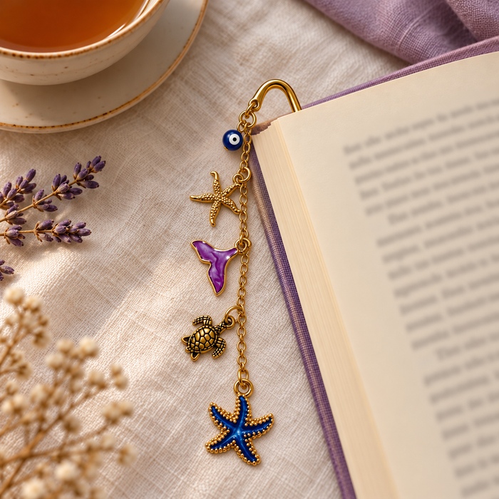 Ocean Charm Bookmark