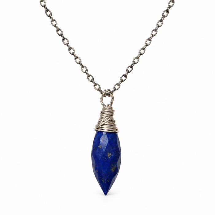 Lapis & Sterling Silver Necklace