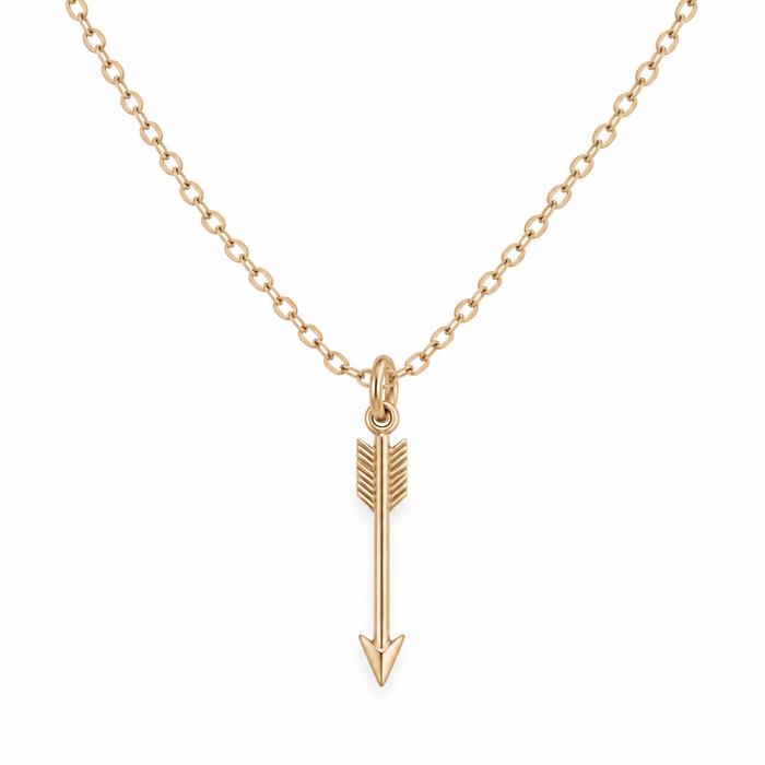 Limited Edition Gold Filled Arrow Necklace – 16 Inch