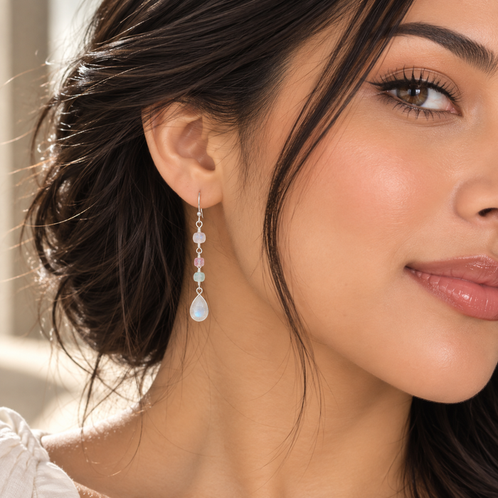 Majestic Moonlight Earrings – Sterling Silver