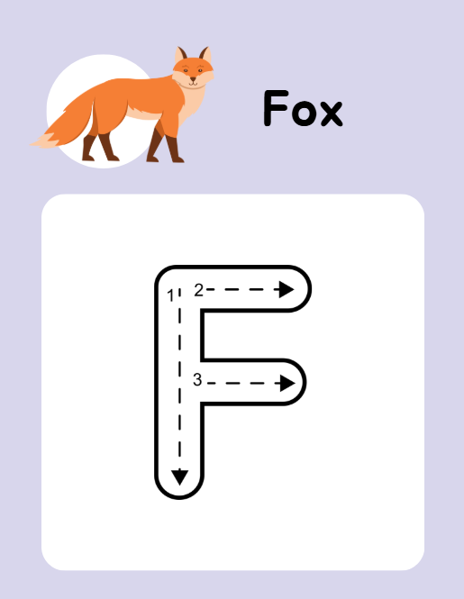 Animal A-Z Tracing Workbook Canva Template