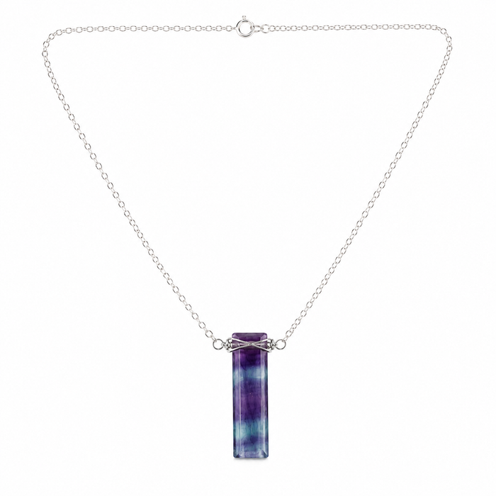 OOAK Fluorite Bar Necklace