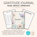 Gratitude and Growth Planner 38-page Canva template - printable journal