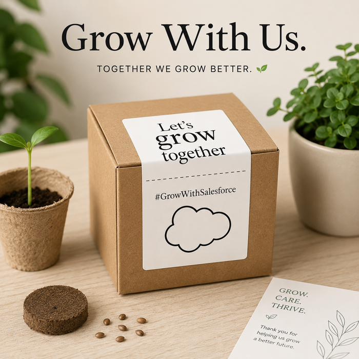 Custom Corporate Grow Kits | Employee Appreciation Gifts | Conference Swag | Branded Seed Kits | 25+ Kits