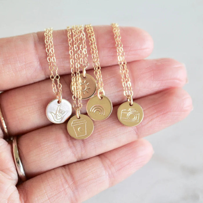 Design Disc Necklace – Choose Your Symbol