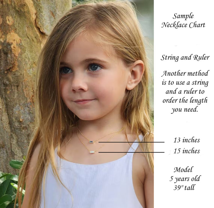 Girls Freshwater Pearl Necklace – Sterling Silver or 14k Gold Filled