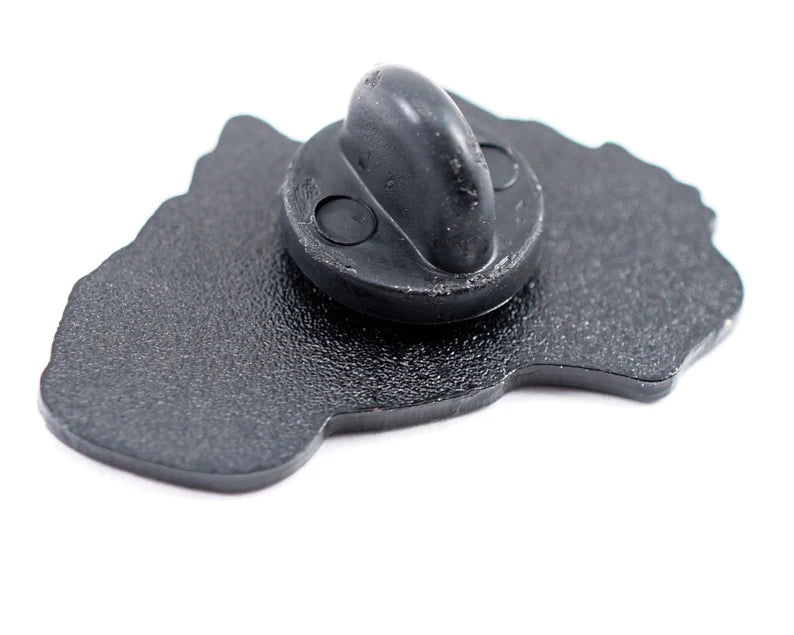 Australia Camping Enamel Pin – Freedom Road Trip & Mountain Adventure Design