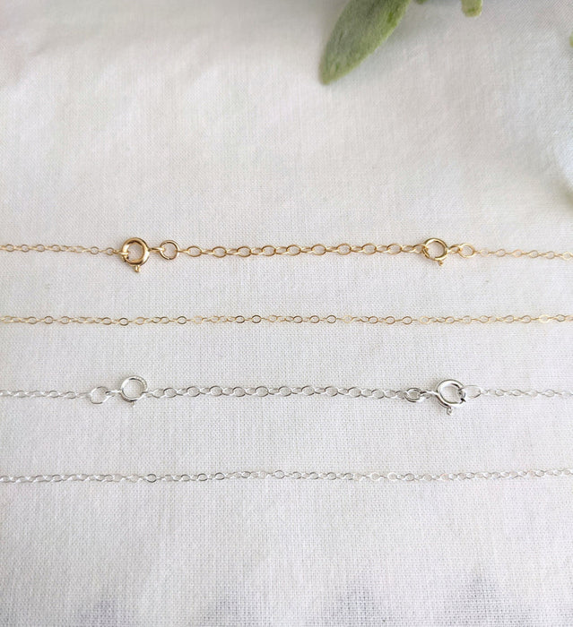 Chain Extender – Gold Filled or Sterling Silver Necklace Extender