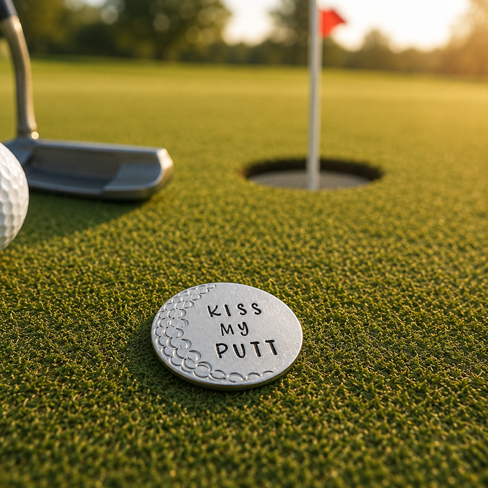 Kiss My Putt Golf Ball Marker