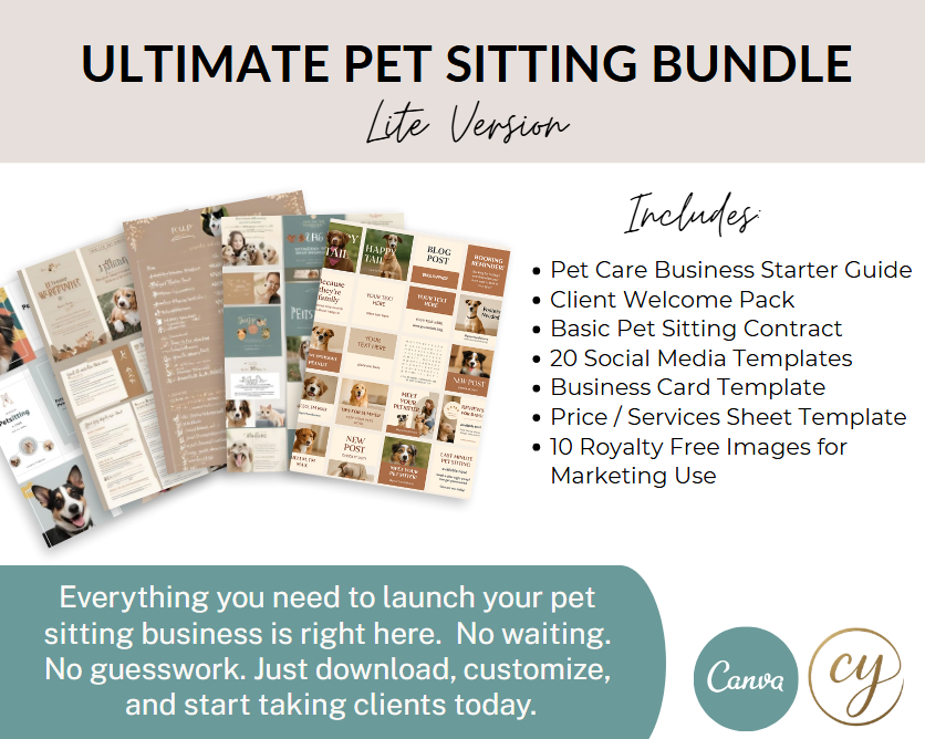 Ultimate Pet Sitting Bundle – Lite Version
