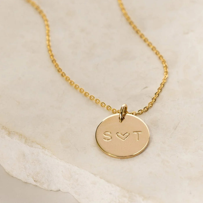 Lovers Disc Necklace