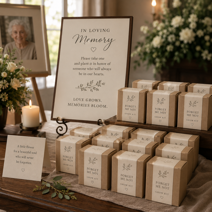 Forget Me Not Memorial Grow Kit