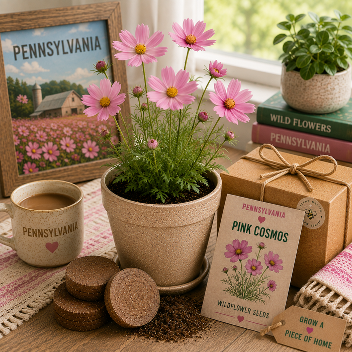 Pennsylvania Pink Cosmos Wildflower Grow Kit