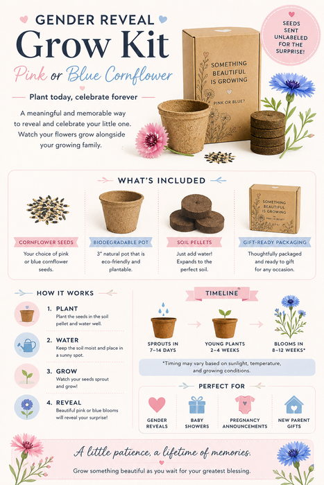 Gender Reveal Grow Kit
