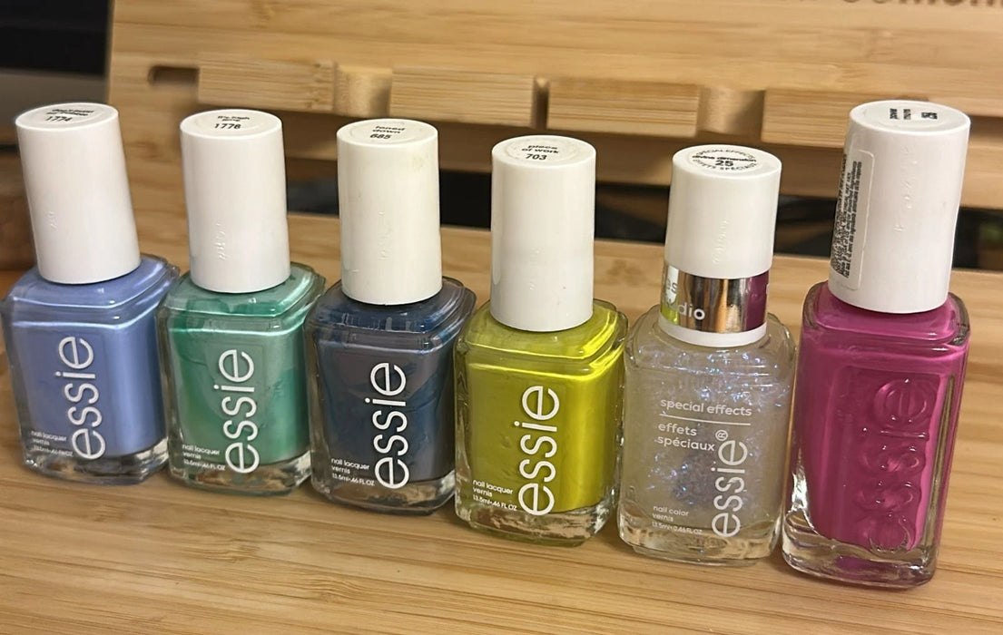 Essie Nail Polish Mystery Bundle – 5 New Full-Size Shades (Random Colors)