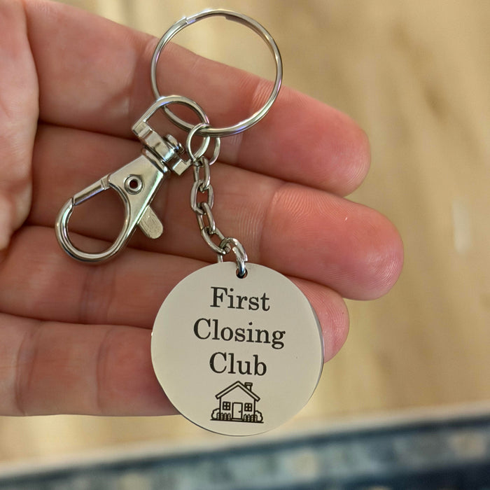 Real Estate Agent Milestone Keychain | Closing & Sales Club Gift