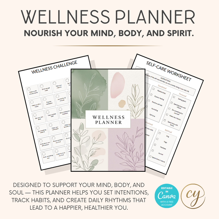 The Ultimate Wellness Planner – Mind, Body, Balance