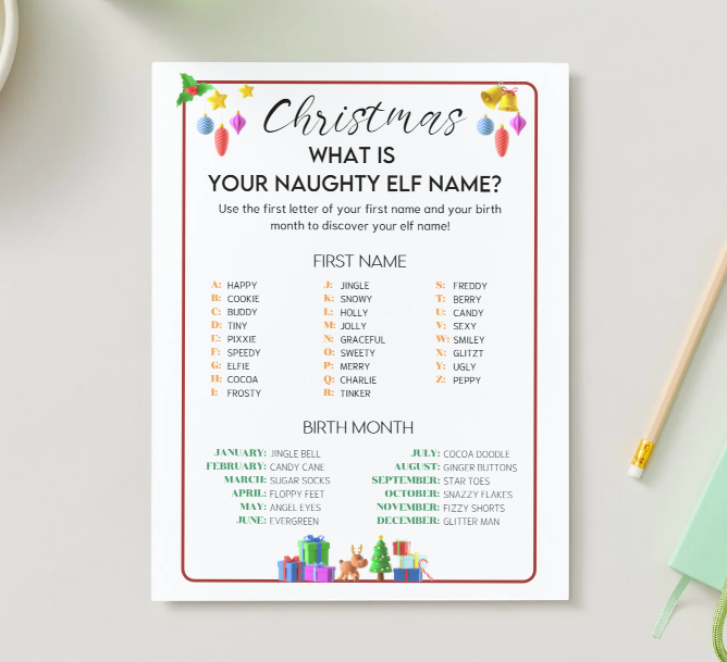Christmas Party Games Bundle – Printable Holiday Fun!