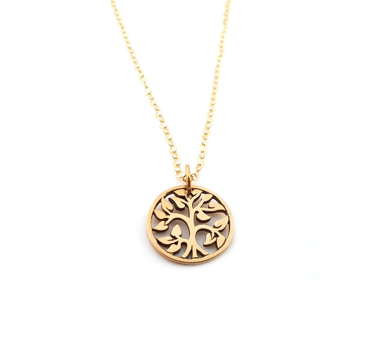 Tree of Life Gold Filled Necklace