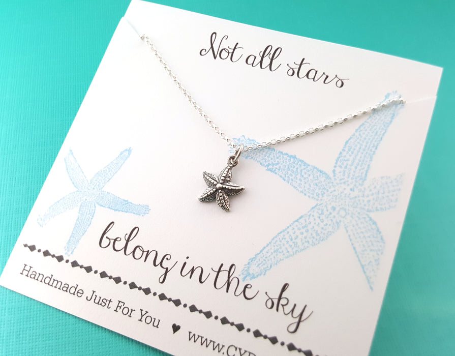 Starfish Charm Necklace