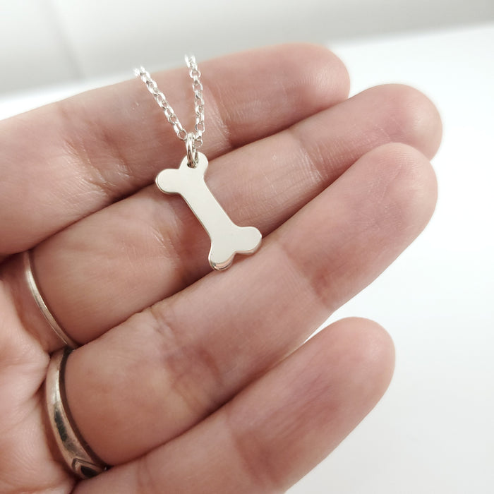 Bone Necklace - Sterling Silver Jewelry