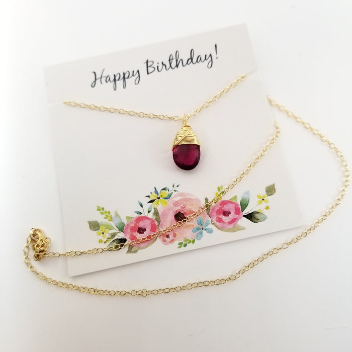 Add a Happy Birthday Card and Gift Wrapping