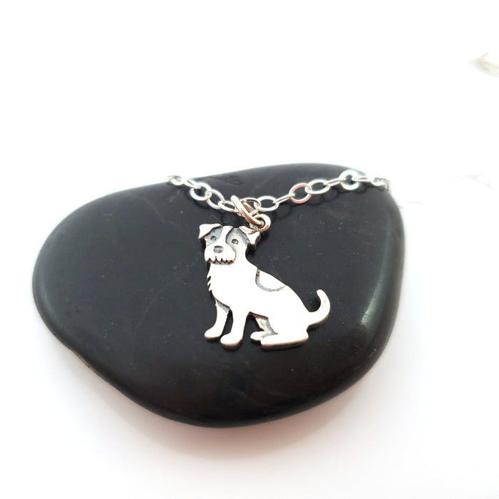 Jack Russell Dog 925 Sterling Silver Necklace