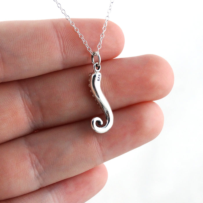 Octopus Tentacle Necklace - Sterling Silver - Friendship Necklace - Gift for Her