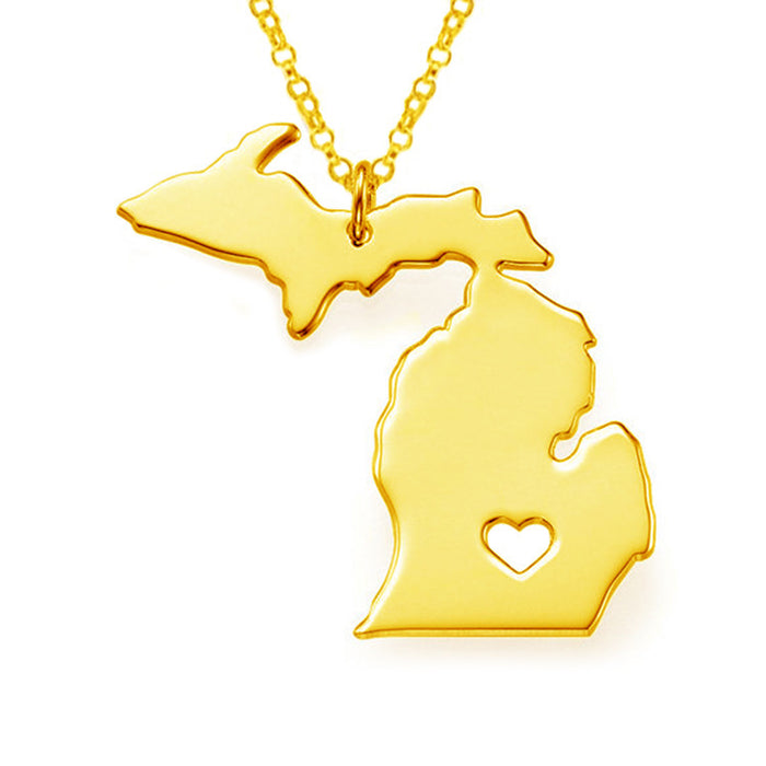 Michigan State Necklace