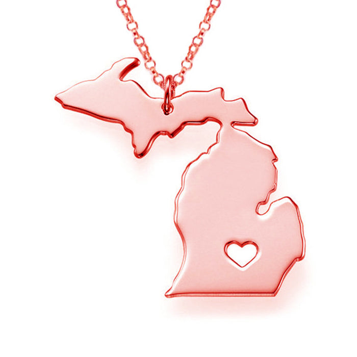 Michigan State Necklace