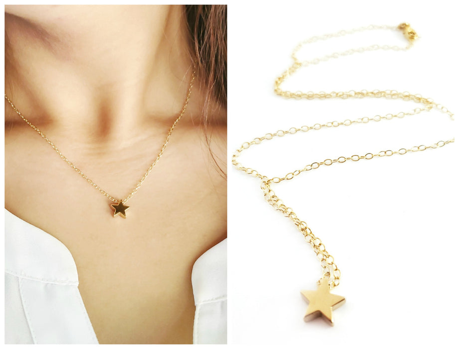 Star Charm- Dainty 14k Gold Filled Jewelry