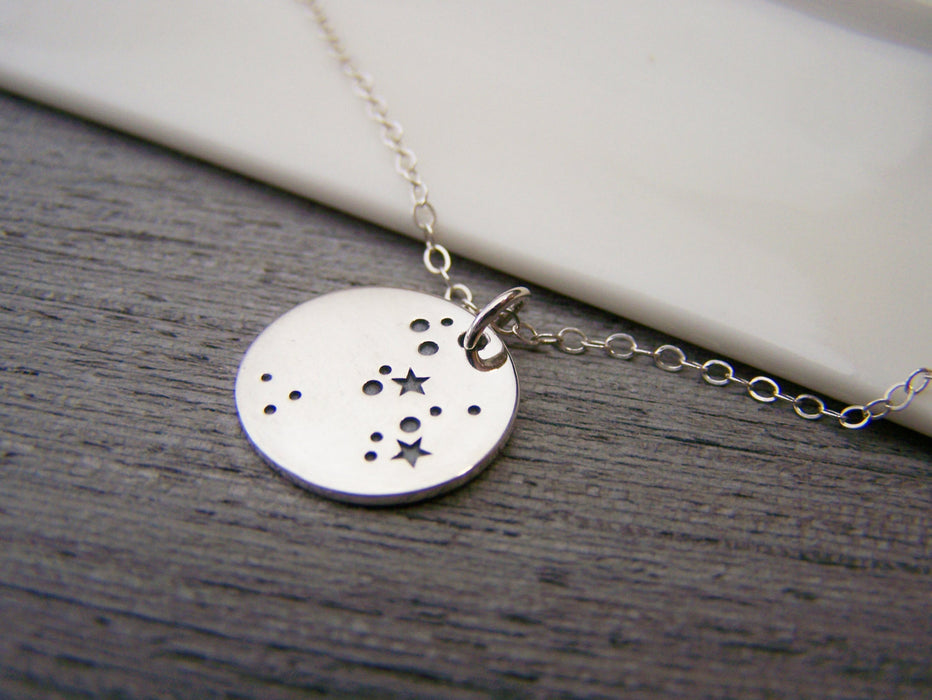 Sagittarius Constellation Sterling Silver Necklace