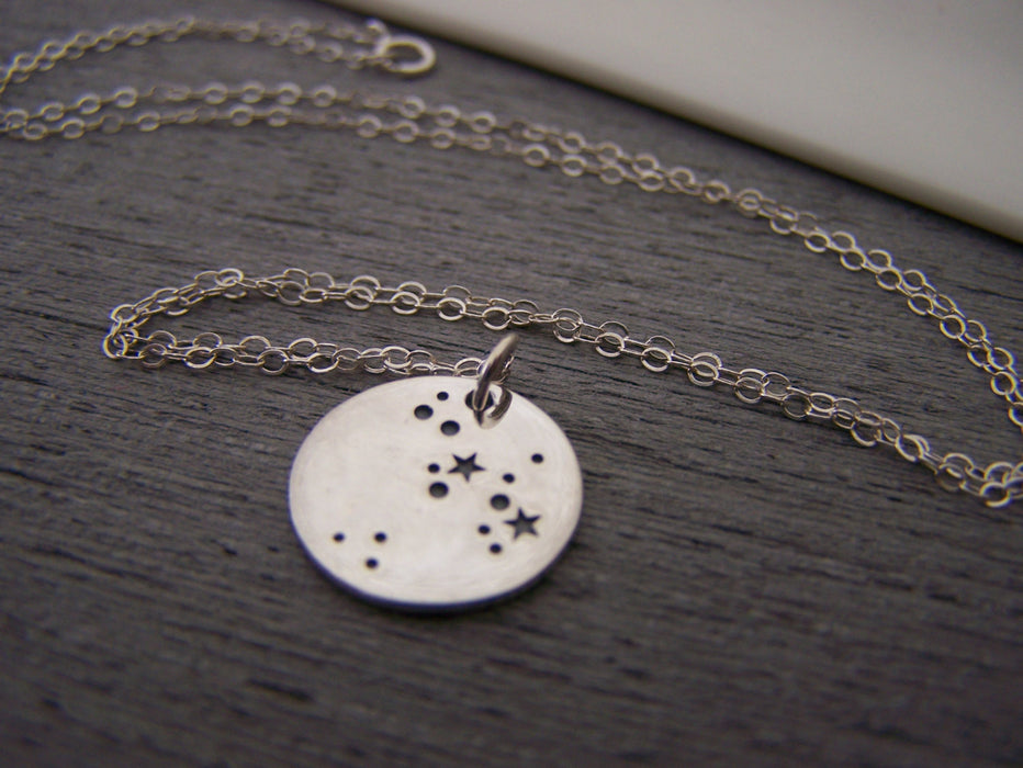 Sagittarius Constellation Sterling Silver Necklace