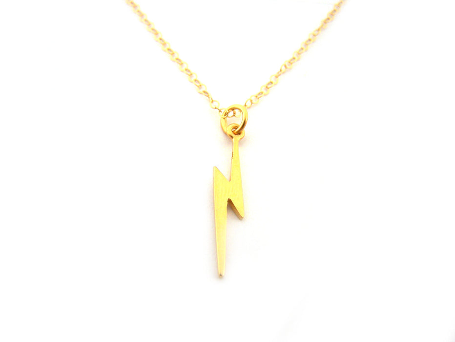 Lightning Bolt 14k Gold Fill Necklace